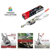 4 Ton Come Along Winch: Heavy Duty Power Puller Tool with Dual Gears, Hand Wi...