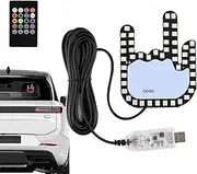 Hand Light for Car, Car Finger Light with Remote, Rear Window Sign, Funny Finger, Automotive Gadget for Warning