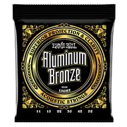 Ernie Ball Light Aluminum Bronze Acoustic Guitar Strings, 11-52 Gauge