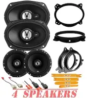 JBL Stage1 Front & Rear Door Speaker Replacement kit for 2020-2023 Toyota Tacoma (for: Toyota)