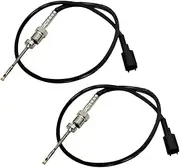 Amrxuts 2PCS AC3Z-5J213-C Exhaust Gas Temperature Sensor EGT DPF Sensor for 2011-2015 Ford F-250 Super Duty, F-350 Super Duty 6.7l V8 Diesel, 2015-2019 Ford Transit-150 250 350 3.2l L5 AC3Z-5J213-B