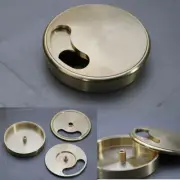 Brass EDC Storage pills Box Tea Can Container Metal Portable Ashtray