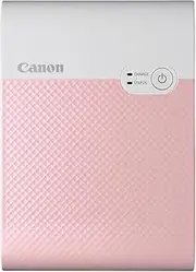 [Canon] SELPHY Square QX10 Portable Wi-Fi Photo Printer, Creative Features - for Scrapbooking, Photo Albums, Pink