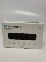 New Blink Outdoor 4 Wire-Free Smart Security Camera-5 Camera System With Box