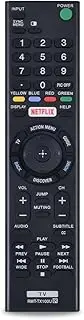 Replacement Universal Sony Remote Control for Smart TV - LCD, LED, HDTV, Smart Bravia TVs, with Netflix Shortcut Button
