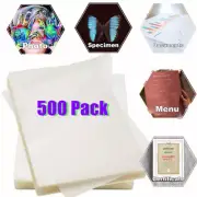 500 Pack A4 Laminator Thermal Laminating Pouches Glossy Clear Sheet 80 micron AU