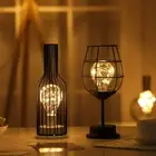 Retro Table Lamp for Bedroom Living Room LED Bedside Decoration Bedside Light