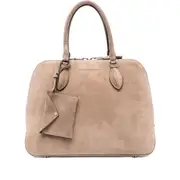 [Ermanno Scervino] Ermanno Scervino Zip-fastening Suede Tote Bag ONE SIZE NEUTRALS