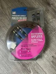 Vintage 1995 NOS Monster Car Audio Interconnect Amplifier Cable