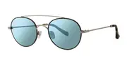 Kensie Inside Out Silver Men's Sunglasses Black Size 49