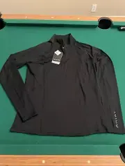 Ariat Quarter Zip Women Extra Large Black Lowell 2.0 Baselayer Equestrian UPF 50
