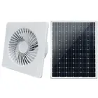 NEW Solar 12V Exhaust Fan Air Vent Window Wall Fan for Bathroom Kitchen Toilet