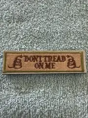 DON’T TREAD ON ME GADSDEN FLAG American Hook & Loop Morale Patch