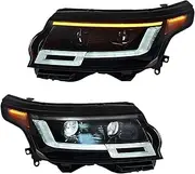 Car Rear Tail Lights LED Headlights For Land for Rover for Range for Rover Vogue L405 2014-2017 Upgrade 2023 New Styling Front Lights Assembly