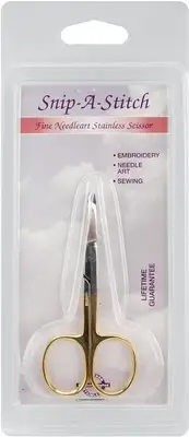 Tool Tron Snip-A-Stitch Scissors 3.5"-Gold-Plated 107