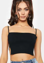 Dark Future Nostalgia Backless Crop Top