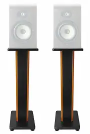 (2) Rockville 28" 2-Tone Studio Monitor Speaker Stands For Focal Shape 50