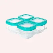 OXO Tot - Baby Blocks Freezer Storage Containers - 4pack - Teal by Oxo Tot | the memo