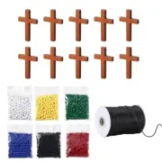 Plan of Salvations Beads with Waxed Cotton Thread Necklace Making Kits