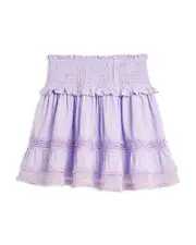 KatieJnyc Girls' Lara Smocked Ruffle Skirt - Big Kid