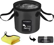 Collapsible Bucket 5 Gallon Container Folding Water Bucket Portable Wash Basin