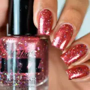 All That Jazz - Miss Fancy Pants - Apple Spice Red Holo Glitter Nail Polish