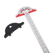 Woodworking Edge Ruler Protractor Angle Measuring Tool Carpenter