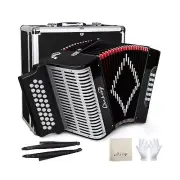 Accordion, 31 key 12 bass accordion, G/C/F Tone accordion, push-pull diatonic...