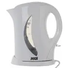 WHITE KETTLE CORDLESS JUG 1.7 LITRE 2200 WATTS LIMESCALE FITLER INDICATOR LIGHT