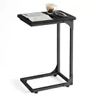 C Table C Shaped Side Table Small End Table Living Room with Adjustable Feet ...