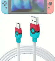 Nintendo Switch / Lite Pokemon Fast Charger Cable AC Adapter Type-C Cord