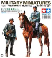 Tamiya 35053 Wehrmacht Mounted Infantry Set 1/35 Scale Plastic Model Figures