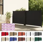 Retractable Side Awning Privacy Screen Sun Shelter Sunshade Patio Balcony vidaXL