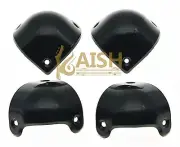4 Pcs Front Black Guitar Amp Speaker Cabinet Corner Protectors for Marshall