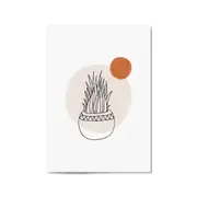 Modern Abstract Shape Minimal Retro Wall Art #10