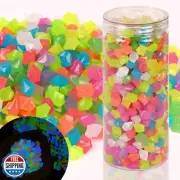 BokingOne 700 PCS Glowing Rocks Luminous Glow Stones Glow in The Dark Rocks f
