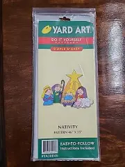 Yard Art Do-It Yourself Nativity Pattern 46" × 35" Christmas Yard Art Pattern!!