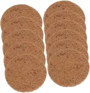 VICASKY 10Pcs Coconut Fiber Nesting Material for Bird Nesting Pads Soft and Durable Breeding Mats for Parakeets Finches and Chickens for Nesting and Egg Laying