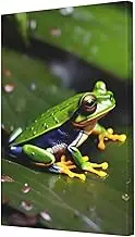 DJnni Peace Tree Frogs Frameless Decorative Painting16x24in For Living Room Bedroom Kitchen Home Wall Decoration Paintings