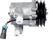 6681461 666879 AP02 Car A/C Compressor,Compatible for Bobcat S150 S160 S175 S185 S205 S220 S250 S300 S330 T300 12V