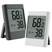 Humidity Gauge Indoor for Home Digital Hygrometer Room Thermometer, 2 Pack