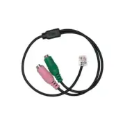 Headset Buddy PC Dual 3.5mm Headset to RJ9/RJ10 CISCO Phone Adapter