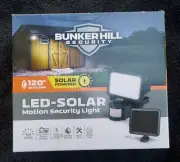 Bunker Hill Security Led Solar Powered Motion Security Light 500 Lumens - NEW