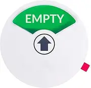 Dishwasher Magnet - Clean, Dirty or Empty Sign - Non-Scratch Magnetic Sign Round Dishwasher Magnet (White)