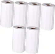 Uonlytech 6 Rolls Instant Camera Refill Thermal Label Paper Compatible with Various Brands Vivid Colors Smooth Surface Use for Home Office and Events