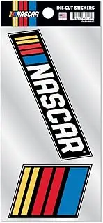 Rico Industries NASCAR Double Up Decal Sticker with Team Phrase, 9" x 4