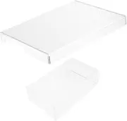 STOBOK 1 Set Gaming Keyboard Mouse Cover Mechanical Keyboard Case Acrylic Keyboard Dust Covers Clear Laptop Keyboard Cover for Desktop Laptop Keyboards