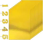 50 sheets A4 Mirror Card - Gold