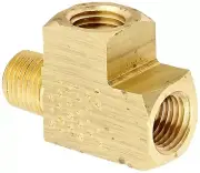 Brass Pipe Street Tee Fitting 1/8 NPT Air Water Fuel