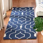 Safavieh Chatham DARK BLUE / IVORY 2'-3" X 9' Runner - CHT736C-29